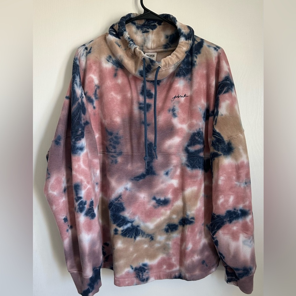 PINK Tie-Dye Sweatshirt